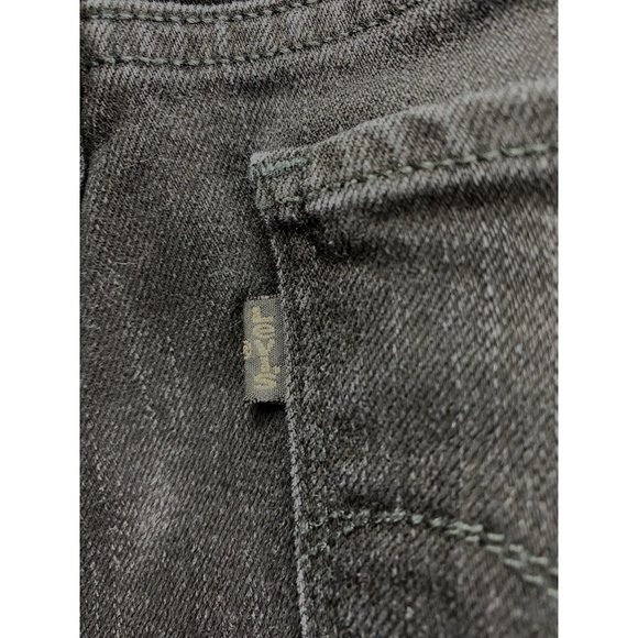 Levis The Original Jeans Women's Mid-Rise Skinny Boot Size 4 M Black - Picture 4 of 9